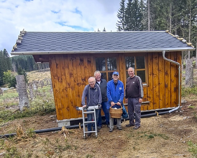 Neubau der Hütte und Bilder von 2025